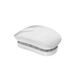 ikoo pocket white | щітка-детанглер для сумочки класична біла 002-001-001 фото 1