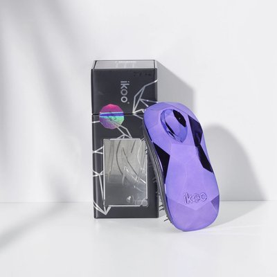 brush ikoo home black trophy wife purple | | щітка-детанглер для дбайливого розплутування волосся 001-020-002 фото