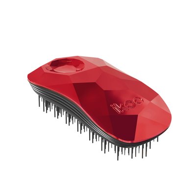 brush ikoo home black dragon lady red | щітка-детанглер дбайливого розплутування волосся 001-022-002 фото