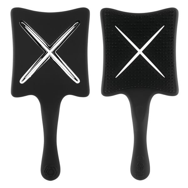 paddle X ikoo beluga black (classic) | лопатка щітка-детанглер "Чорна білуга" 003-002-002 фото