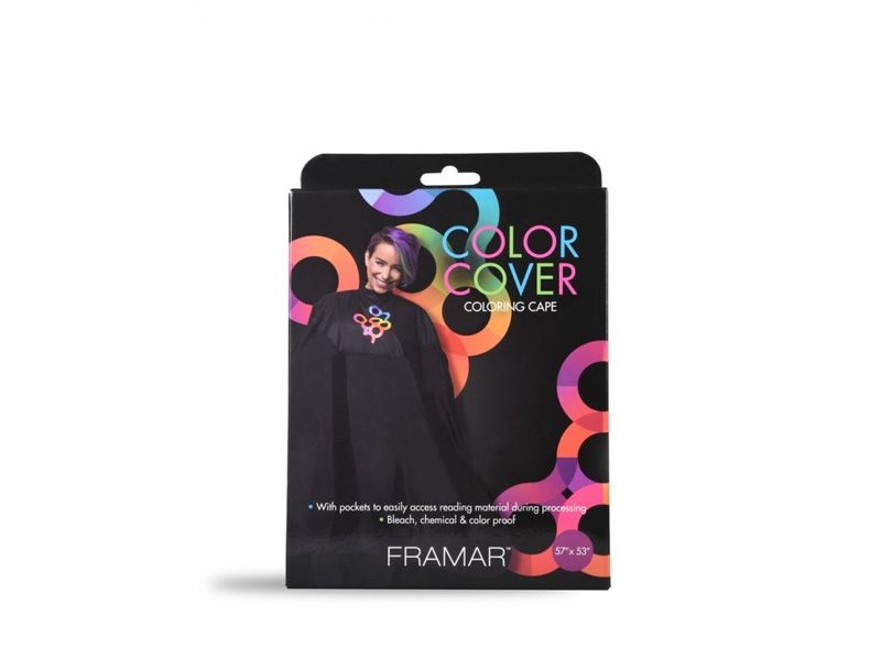 Framar Color Cover - Cape | Пеньюар для фарбування 91035 фото