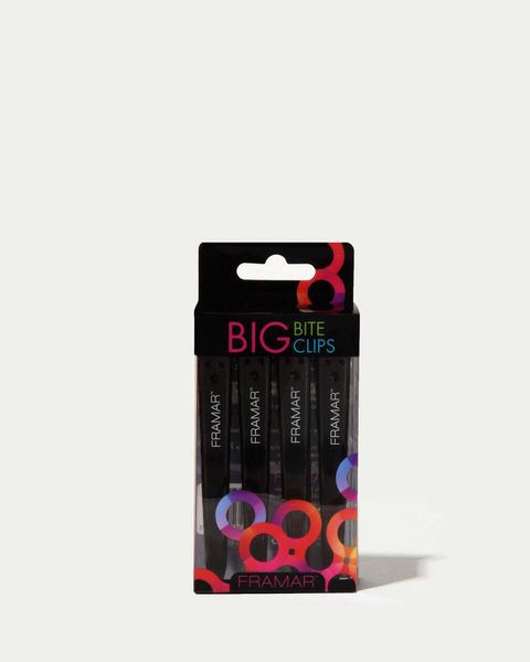 Framar Big Bite Clips | Затискачі для волосся ультраміцні чорні, 4 шт. 91021 фото