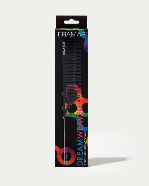Framar Dreamweaver Comb Black | Комплект гребінців для набору пасм (чорний) | 3 шт 92000 фото
