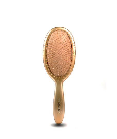 Framar Metallic Detangle Brush - Gold |Щітка-детанглер для волосся «Золото» 39001G фото