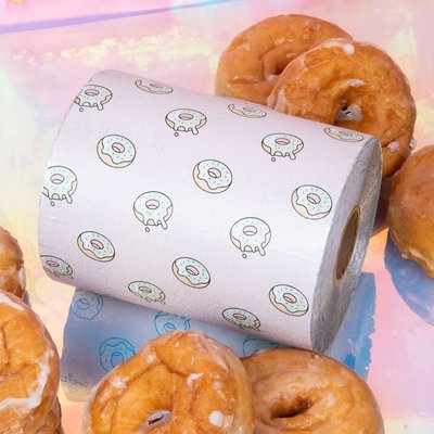 Embossed Roll Medium Glazed Donut | Фольга у рулоні з тисненням " Тістечко з глазур'ю ", 98 м. 12051 фото