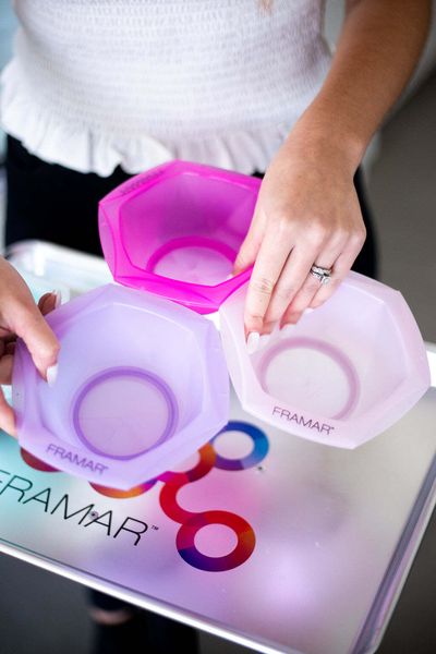 Rainbow сonnect & Color Bowls | Райдужні миски для фарбування, що з'єднуються (7 шт в наборі) 91023 фото