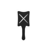 paddle X pops ikoo beluga black | лопатка щітка-детанглер класична чорна 005-002-002 фото
