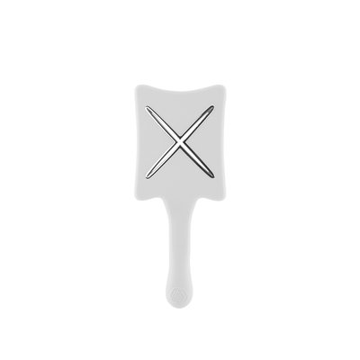 paddle X pops ikoo platinum white | лопатка щітка-детанглер класична біла 005-001-001 фото